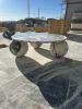 Round Calacatta Viola Marble Coffee Table with Sphere Bases, Fully Customizable Nesting Table | Side Table in Tables by AEGEAN MARBLE ARTISAN ATELIER