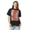 Unisex T-Shirt - Palestine's Resilience - Folk Abstract Art | Work by Eman's Gallery