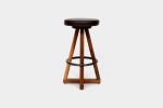 X3 Bar Stool | Chairs by ARTLESS. Item composed of walnut & leather