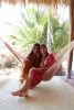 Handmade Hammock | Chairs by Modern Macramé by Emily Katz. Item composed of cotton