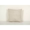 Handwoven Sand Beige Turkish Kilim Pillow | Cushion in Pillows by Vintage Pillows Store. Item made of fabric