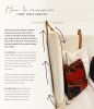 Wide Custom Leather Wall Strap [Flat End] | Headboard in Beds & Accessories by Keyaiira | leather + fiber. Item composed of leather