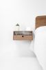 Walnut Floating Nightstand | Bedside Table in Tables by Manuel Barrera Habitables. Item made of walnut