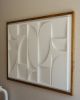 No. 102 Japandi Plaster Wall Relief - Scandinavian Neutral Decor | Decorative Objects by Joseph Aurelius