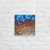 Canvas Print - Zeffir (exhale) - Fluid Abstract Earth & Sky | Work by Eman's Gallery
