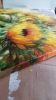 Large floral paintings on canvas original, Sunflowers | Oil And Acrylic Painting in Paintings by Natart. Item made of canvas with synthetic works with contemporary style