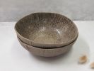 Rustic Stoneware Pasta Bowls, Modern Ceramic Bowls | Dinnerware by YomYomceramic. Item made of ceramic