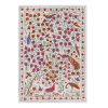 Suzani Bird Pictorial Tribal Tapestry - Animal Uzbek Table C | Tablecloth in Linens & Bedding by Vintage Pillows Store