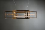 Interlacement H | Chandeliers by Next Level Lighting. Item composed of wood
