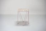 Avior - White onyx side table | Tables by DFdesignLab - Nicola Di Froscia. Item made of steel with marble works with minimalism & contemporary style