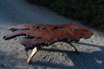 Cantilever Redwood Burl | Coffee Table in Tables by Simon Silver Designs