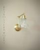 Kitchen Shelves Adjustable Wall Light - Industrial Sconce | Sconces by Retro Steam Works. Item composed of metal & glass compatible with industrial style