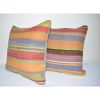 16" X 16" Bohemian Tribal Throw Pillows | Sham in Linens & Bedding by Vintage Pillows Store. Item made of fabric
