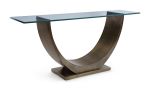 Marseilles Console Table | Tables by Greg Sheres. Item composed of wood and glass