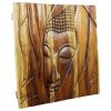 Haussmann® Forest Dweller Ayutthaya Panel 24 x 24 x 2.75 in | Wall Sculpture in Wall Hangings by Haussmann®