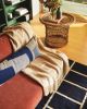 Abstract Throw - Oat | Linens & Bedding by MINNA
