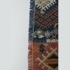 1970s Vintage Turkish Cicim Embroidered Kilim Rug 5'1" X 12' | Runner Rug in Rugs by Vintage Pillows Store. Item composed of cotton