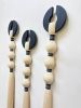 45 Inch Anthracite Macrame Wall Hanging, Modern Fiber Wall Art, Boho Large Wall Tapestry, Neutral Tassel | Wall Hangings by İnanç Yılmaz