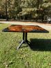 IN STOCK Red oak BURL nook table | Dining Table in Tables by Pelican State Woodworks