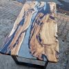 Ultra Clear Epoxy Table | Dining Table in Tables by Ironscustomwood. Item composed of wood