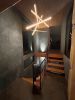 Nebula 5 | Chandeliers by Next Level Lighting. Item composed of wood