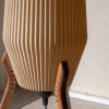 Mid Century Lamp: Retro Inspired Table Lamp, Handmade Bedside Nightstand Light, Warm Ambient Glow | Lamps by Spacecraft Furnishing