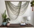 Custom string Wall Hanging | Macrame Wall Hanging in Wall Hangings by Mpwovenn Fiber Art by Mindy Pantuso. Item composed of fiber