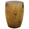 Haussmann® Wood Merlot End Table 15 D x 20 inch High Oak Oil | Tables by Haussmann®