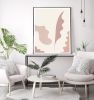 Scandinavian Abstract print in Nude Blush and Pink colors | Prints by Capricorn Press. Item made of paper works with boho & minimalism style