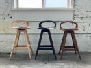 Mid Century Modern Swivel Counter Stool: Tractor Seat Bar Stool, USA Made | Chairs by Marco Bogazzi