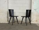 Modern Solid Wood Dining Chair: Hand-Sculpted, USA Made | Chairs by Marco Bogazzi