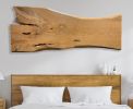 Large Live Edge Ash Wood Wall Art or Wooden Headbord | Wall Sculpture in Wall Hangings by Carlberg Design. Item made of wood compatible with minimalism and mid century modern style