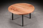 Round Maple Dining Table | Tables by Urban Lumber Co.. Item composed of steel