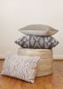 White & Grey "Wood Grain" Look Blend Lumbar 14x22 | Pillow in Pillows by Vantage Design