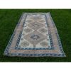 Vintage Turkish Kars Wool Area Rug 4'5'' x 6'8'' | Rugs by Vintage Pillows Store. Item made of cotton with fiber