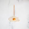 Sunny Side Up Egg Incense Holder | Decorative Objects by Melike Carr