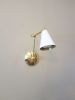 Kitchen Shelves Adjustable Wall Light - Industrial Sconce | Sconces by Retro Steam Works. Item composed of metal in mid century modern or industrial style