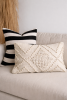 Pelham Pillow Cover — Striped Chenille in Black & Beige | Pillows by Busa Designs