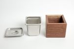 Petite Noaway Wood Countertop Compost Bin© | Storage Bin in Storage by Alabama Sawyer. Item made of wood