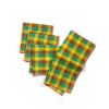 Heatwave Multi-color Gingham Cocktail Napkins, Set of 4 | Linens & Bedding by Willow Ship