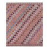 Vintage Embroided Konya Kilim Rug 4'4'' X 5'5'' | Area Rug in Rugs by Vintage Pillows Store. Item made of cotton