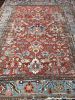 GORGEOUS & OPTIMISTIC Antique Persian Heriz | Rusts, | Area Rug in Rugs by The Loom House. Item composed of canvas