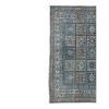 19th Century Shabby Chic Geometric Tribal Antique Caucasian | Area Rug in Rugs by Vintage Pillows Store. Item composed of cotton