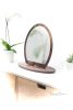 Vanity Mirror, Table Mirror in Oak or Walnut | Decorative Objects by Manuel Barrera Habitables. Item composed of oak wood and glass