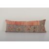 Unique Floral Handcrafted Lumbar Rug Pillow Cover | Sham in Linens & Bedding by Vintage Pillows Store. Item composed of cotton and fiber