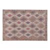 Vintage Taupe Turkish Jajim Kilim Rug 4'10'' X 6'8'' | Area Rug in Rugs by Vintage Pillows Store. Item made of fabric with fiber