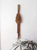 THE PIPA Small Modern Macrame Wall Hanging in Camel/Brown | Wall Hangings by Damaris Kovach