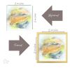 8x8 Original Watercolor Abstract - 'Fight Song' Lyrics Inspired Artwork | Paintings by Susi Schuele Art