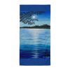 Towel - Nocturned - Tonalism Moonlit Night Scene | Work by Eman's Gallery