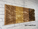 "Sunrise" Parametric Wood Wall Art Decor | Wall Sculpture in Wall Hangings by ArtMillWork Design